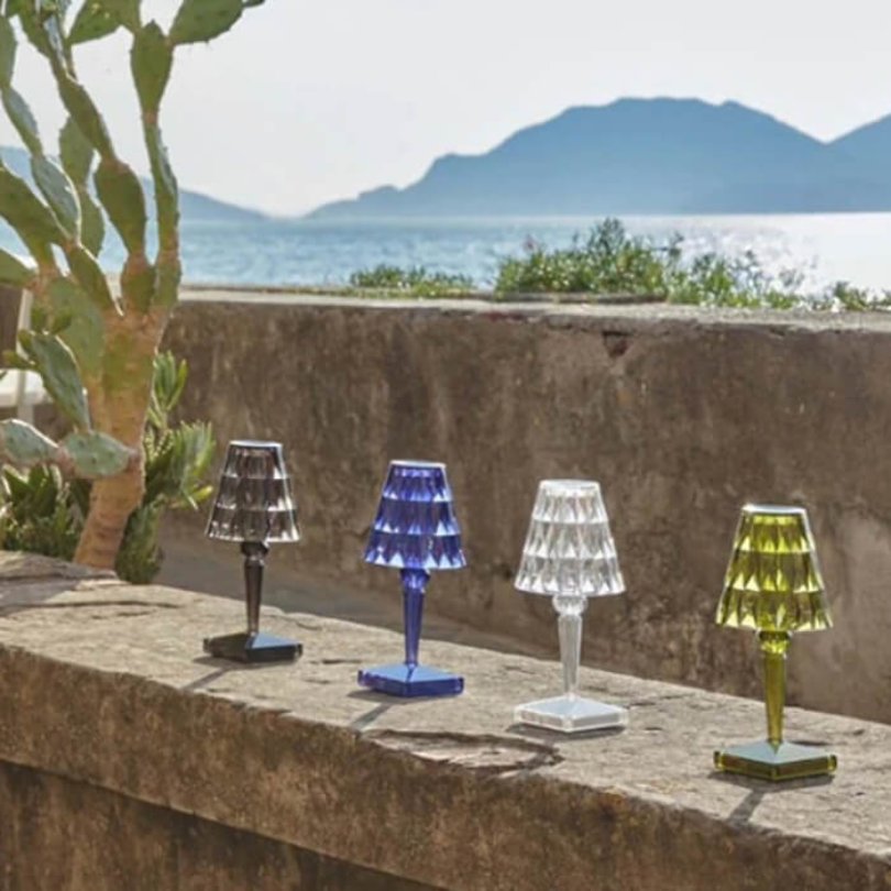 CrystalLuxe Bordlampe - Elegant Krystall Bordbelysning Luvikno