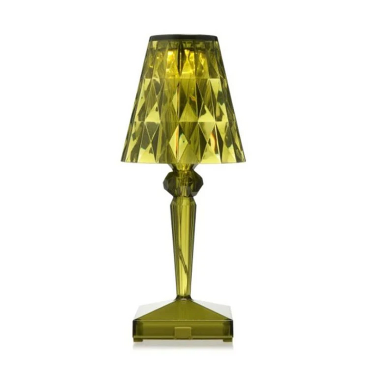 CrystalLuxe Bordlampe - Elegant Krystall Bordbelysning Luvikno