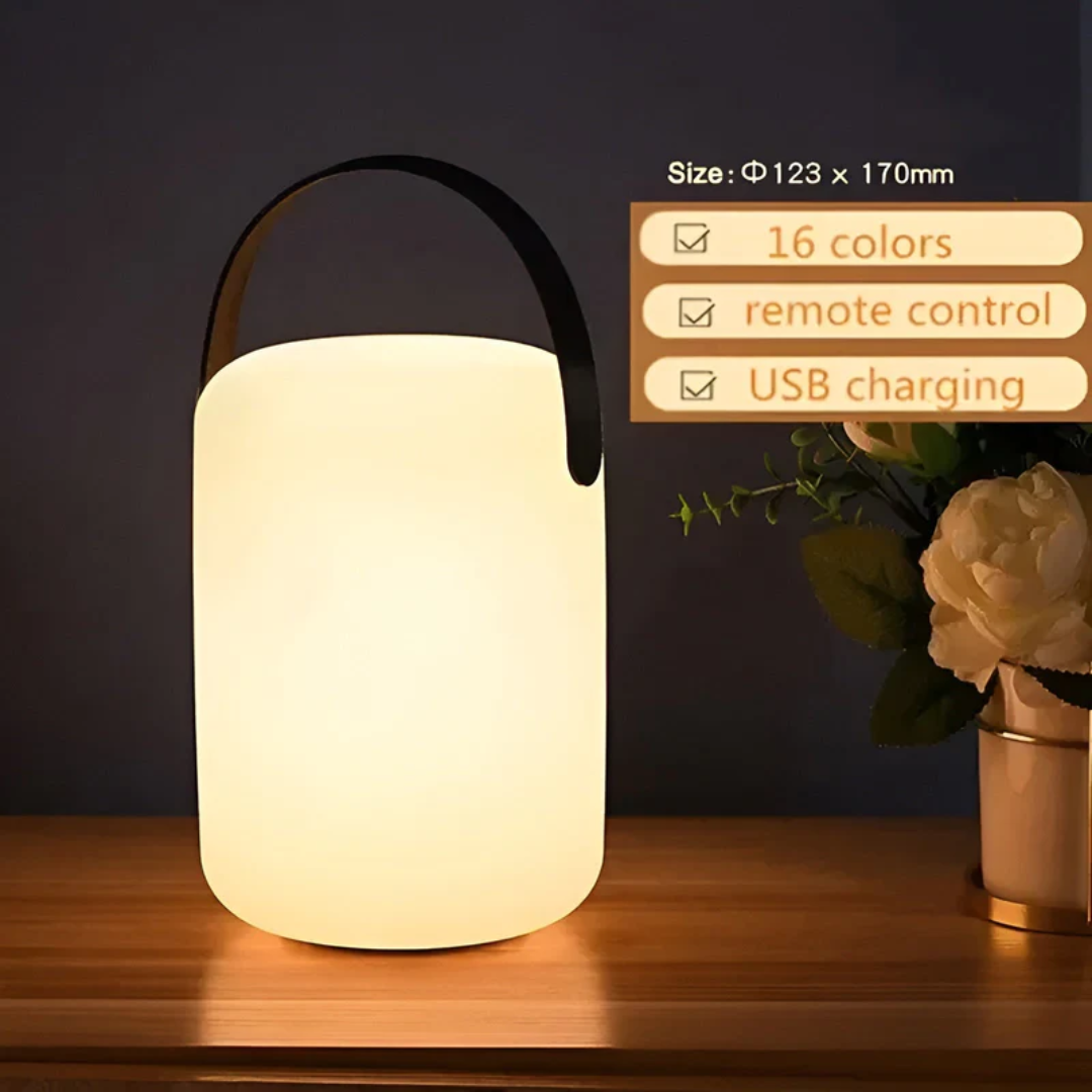 RadianceFlex - Bærbar LED Bordlampe med Vanntett Funksjon Luvikno