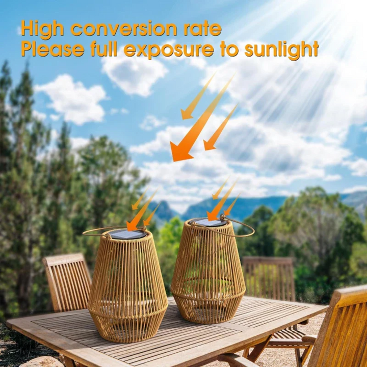 Håndvevd Vanntett Solhage Lampe - SunWeave | Luvikno