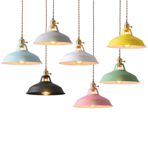 Moderne Fargerik LED Pendellampe - ChromaLuxe | Luvikno