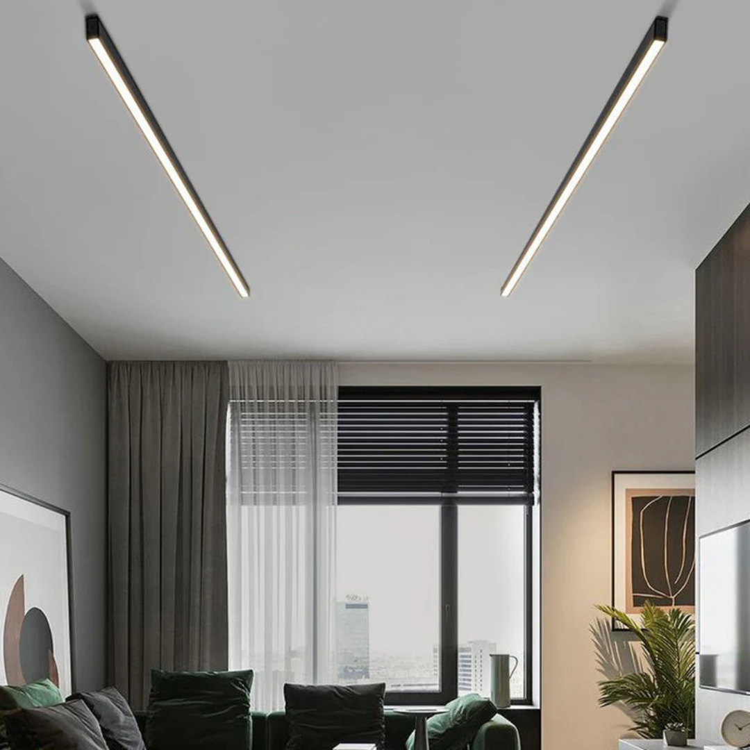 Moderne lineær LED takbelysning Luvikno