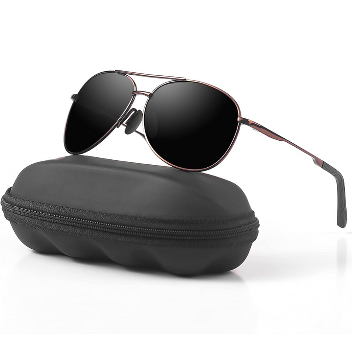 Premium Polariserte Aviator Solbriller - Joey | Luvikno