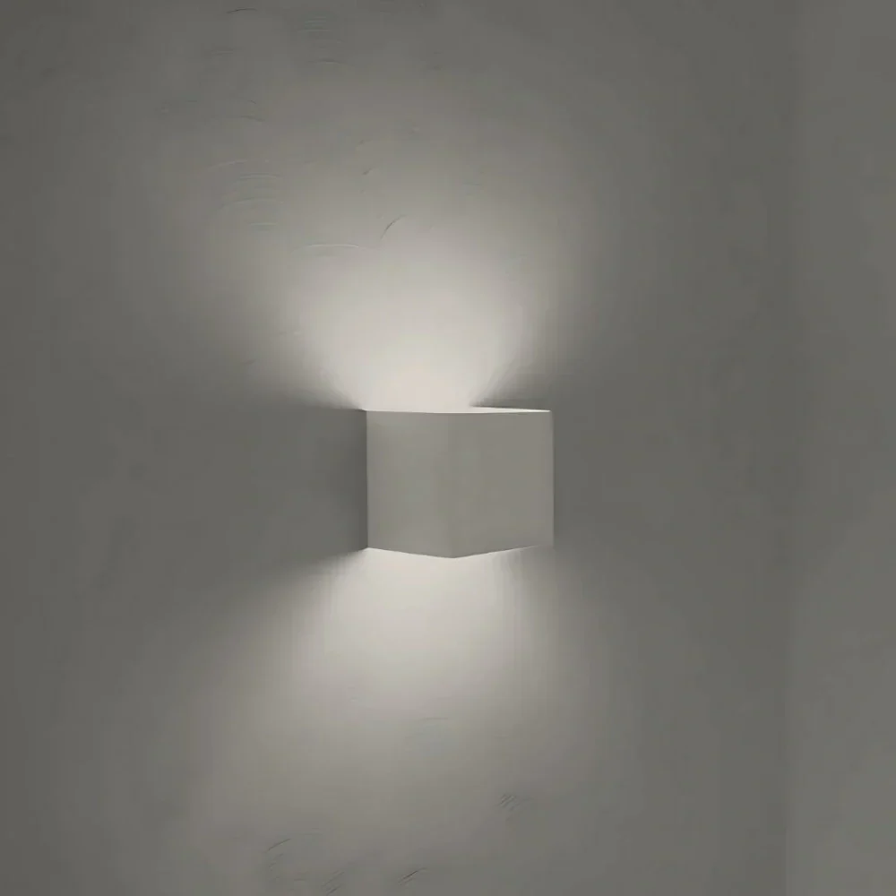 Moderne svart aluminium vegglampe Luvikno