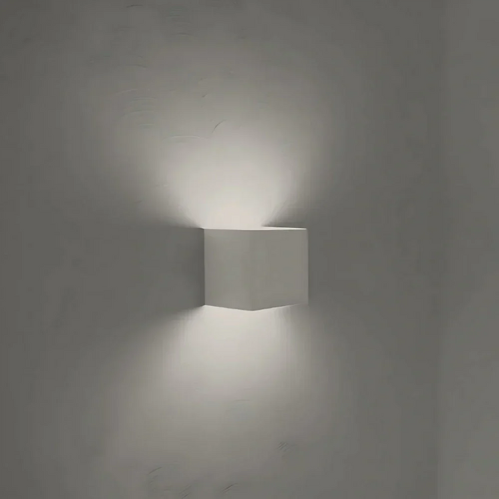 Moderne svart aluminium vegglampe Luvikno