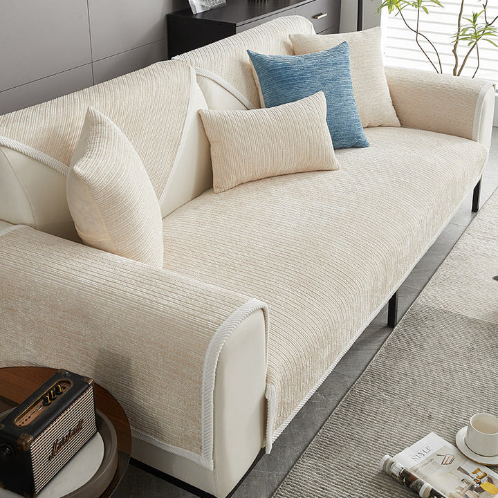 Luvikno | SofaShield Luxe Anti-Scratch Sofa Protectors – Kr ripebestandig Chenille beskyttelse for kjæledyr