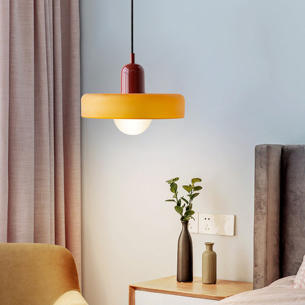 Fargerik Bauhaus-Stil Pendellampe - StiloGlas | Luvikno