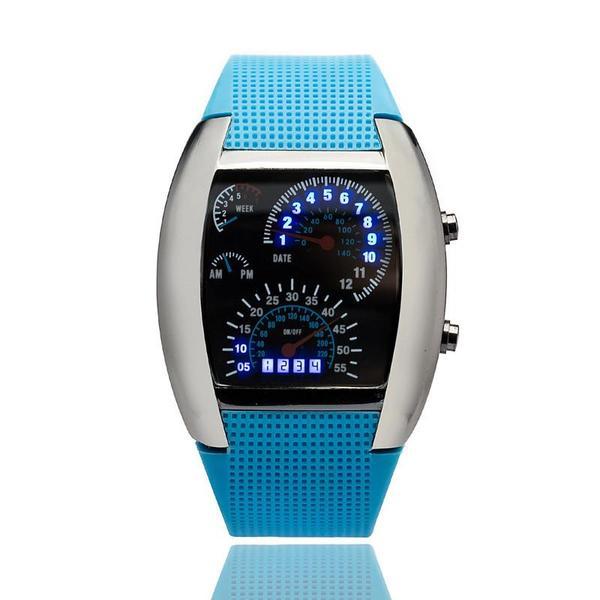 Rennuhr LED Digital Sport Watch with Strap | Luvikno