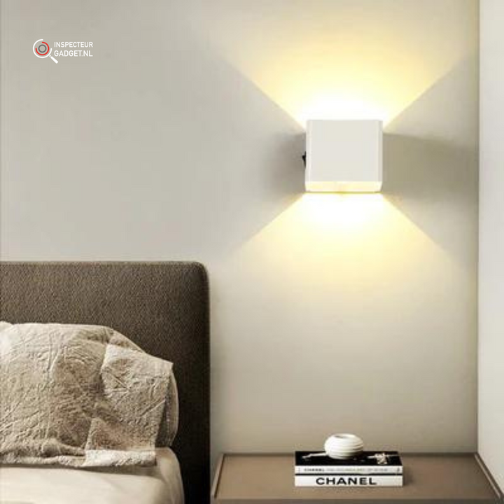 Luvikno | Trådlamp | Justerbart opp & ned lys, USB-drevet for hjemmedekorasjon & koselig atmosfære