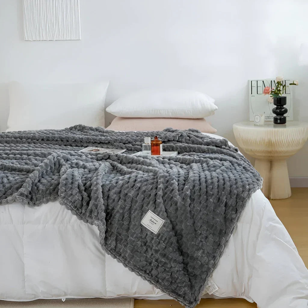 Luvikno | CozyNest - Ultimat Varm og Myk Teppe for Sofa og Seng