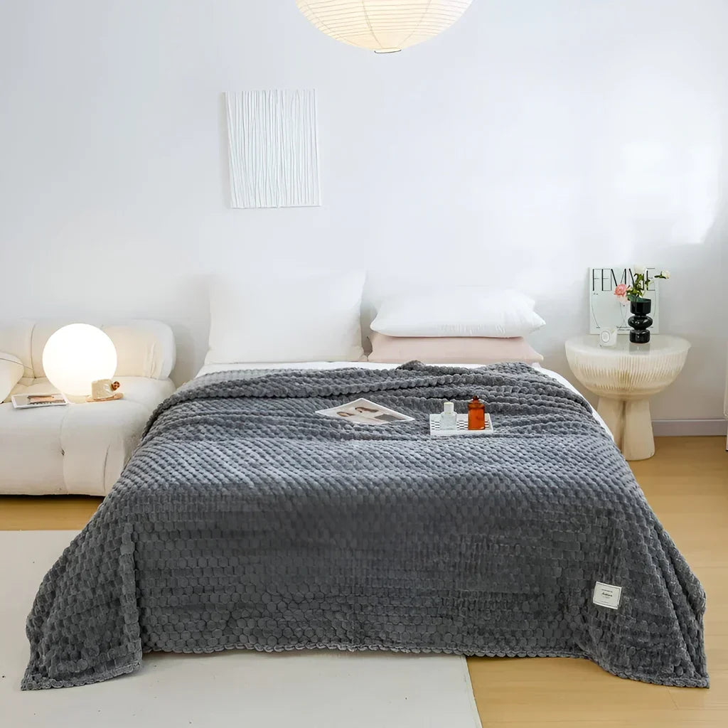 Luvikno | CozyNest - Ultimat Varm og Myk Teppe for Sofa og Seng