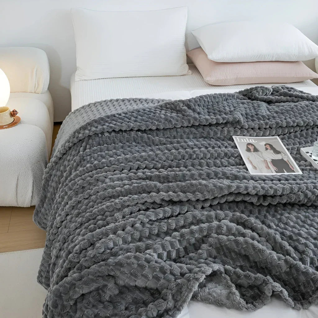 Luvikno | CozyNest - Ultimat Varm og Myk Teppe for Sofa og Seng
