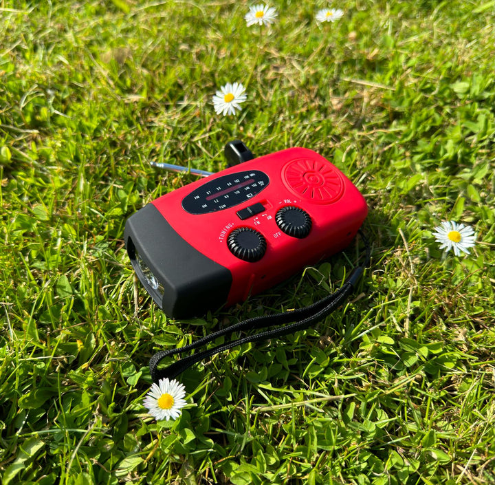 RescueReady - Kompakt Nødradio med USB-lading Luvikno