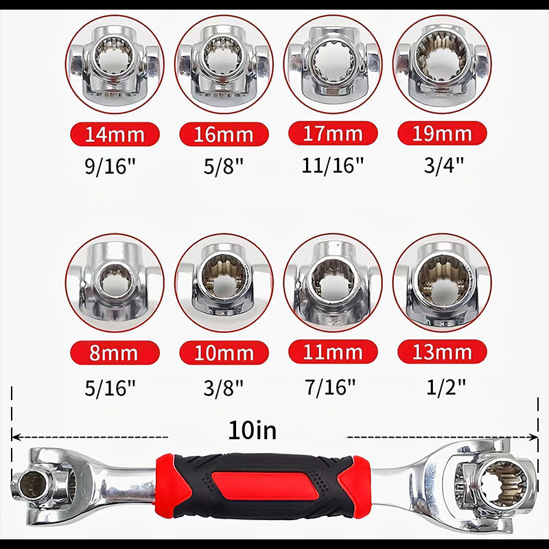 52 i 1 Universal Socket Spanner Wrench | Luvikno