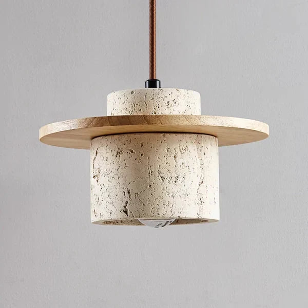 Luvikno | EarthLuxe krystallampe - Luksuriøs travertin design krystallampe