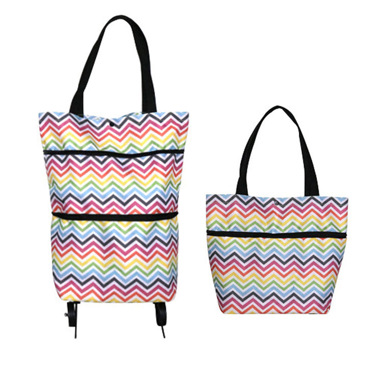Foldbar Handlebag med Hjul | Luvikno