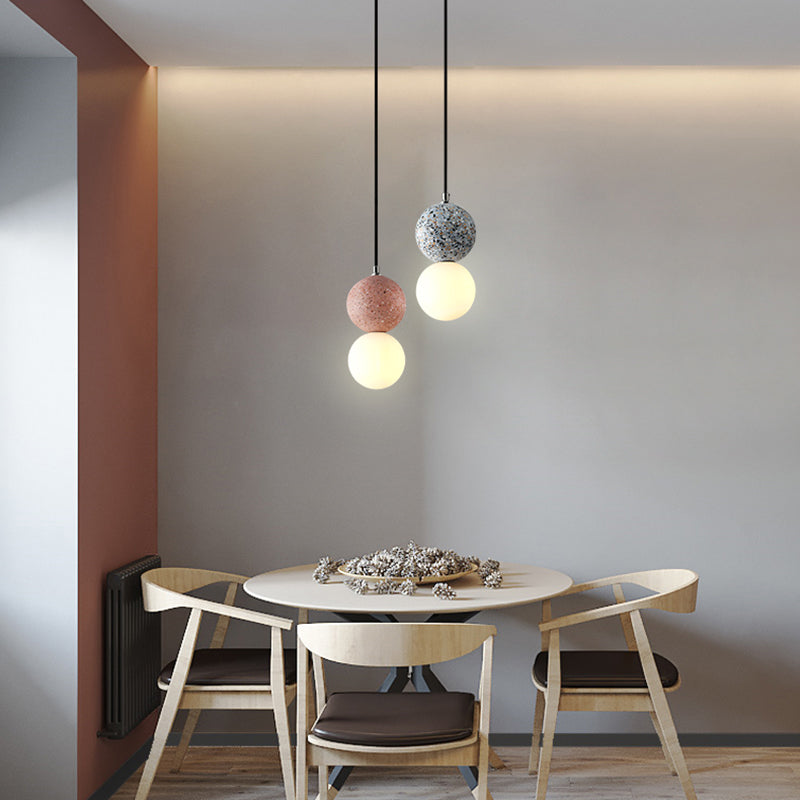 Luvikno | Aurora Glow - Luksus LED Pendellampe i Svart/Hvitt