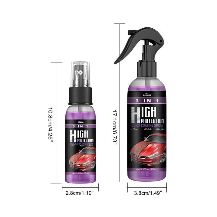 3 i 1 Høy Beskyttelse Rask Bilbelegg Spray | Luvikno