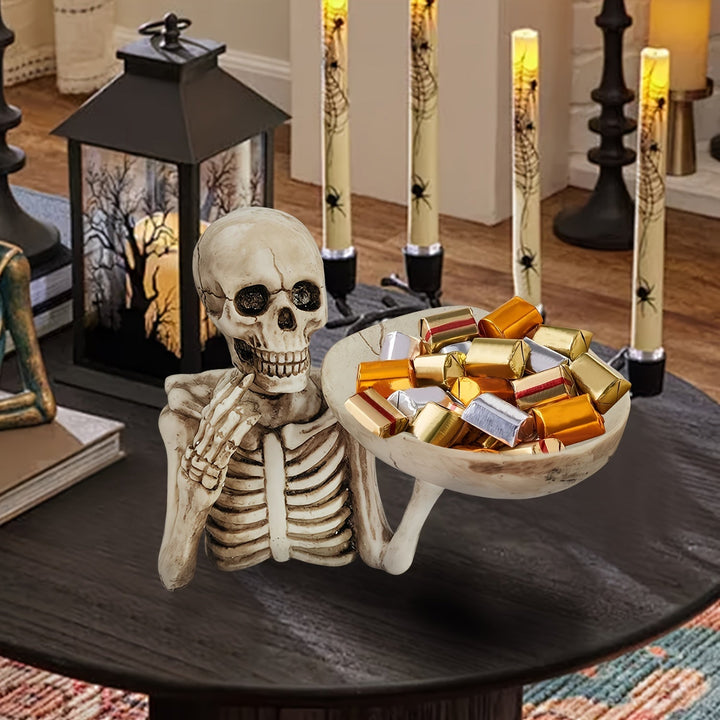 GhoulBowl Hodeskallebolle – Har Halloween godteribolle og gothisk dekorasjon | Luvikno