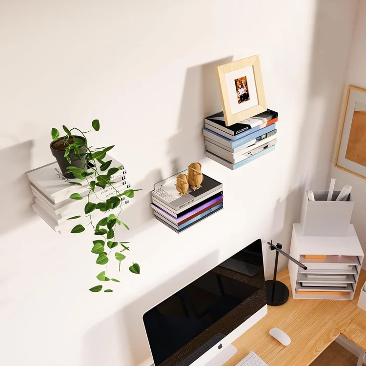 Luvikno | AeroShelf — La bøkene dine flyte magisk på veggen og få rommene dine til å skinne