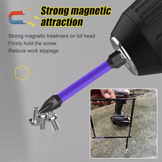 Ultimate magnetisk bit-sett (6-delt) | Luvikno