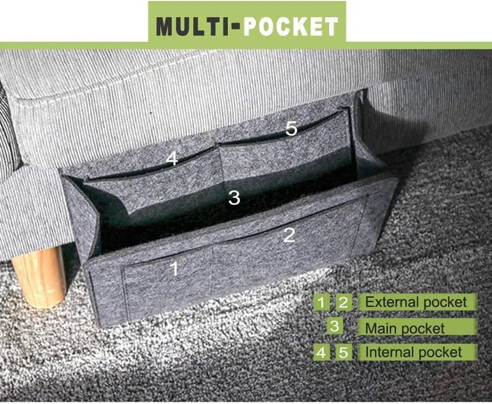 Luvikno | SpaceMate Organizer — Ikke mer kaos, mer ro og plass rett ved sengen din!