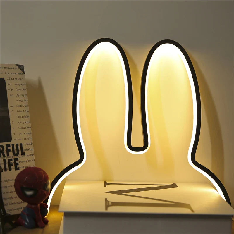 Bunny LED Natt lys for Barnerom | Luvikno