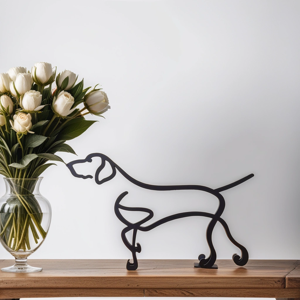 Abstract hundeskulpturer - CanineArt Luvikno