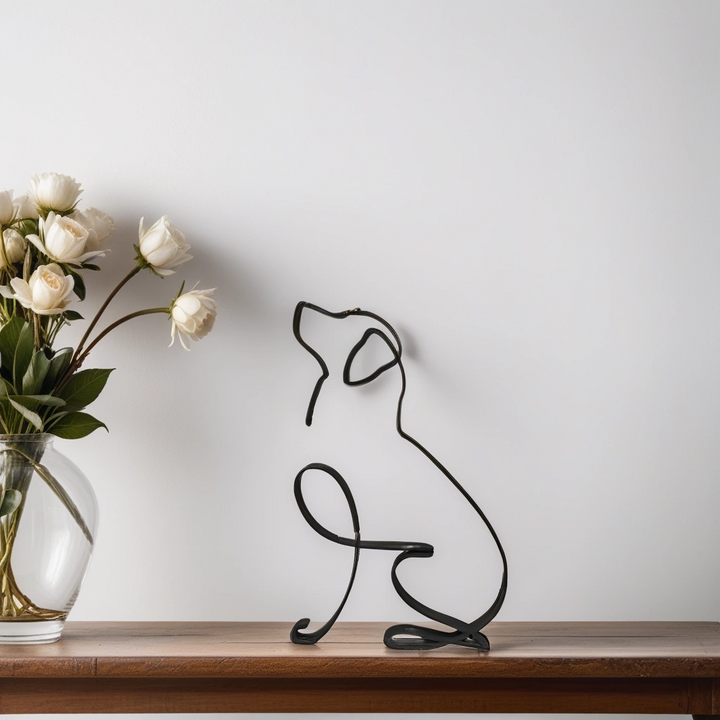 Abstract hundeskulpturer - CanineArt Luvikno
