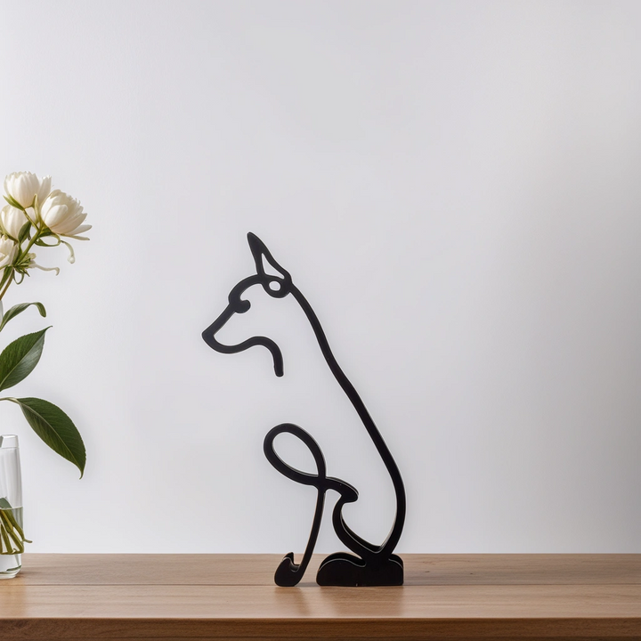 Abstract hundeskulpturer - CanineArt Luvikno