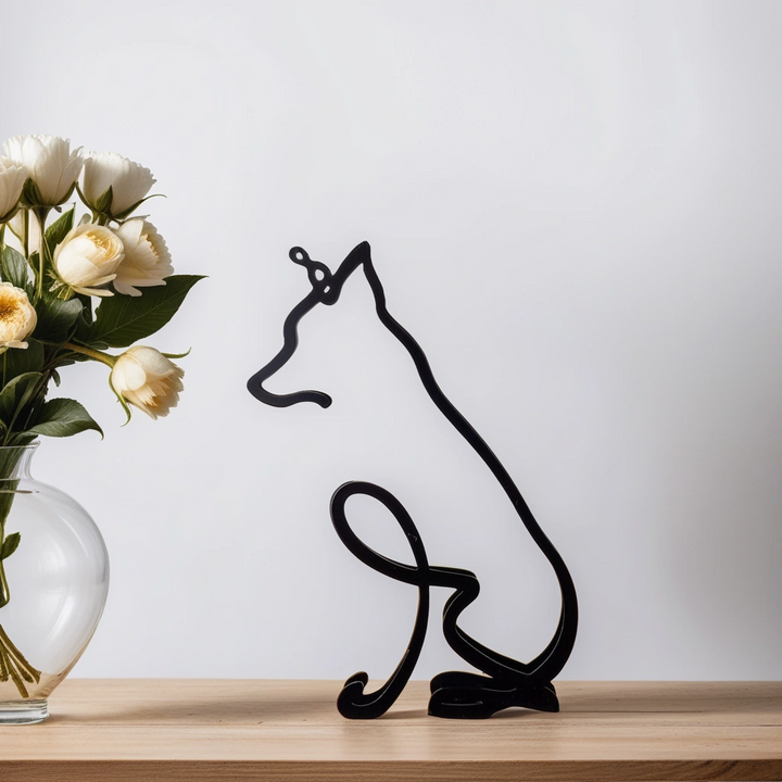 Abstract hundeskulpturer - CanineArt Luvikno