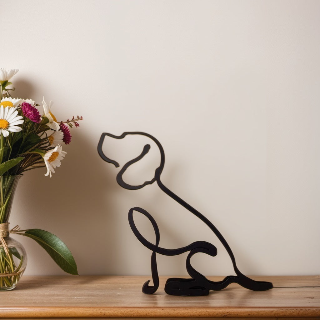 Abstract hundeskulpturer - CanineArt Luvikno