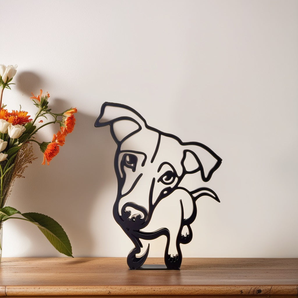 Abstract hundeskulpturer - CanineArt Luvikno