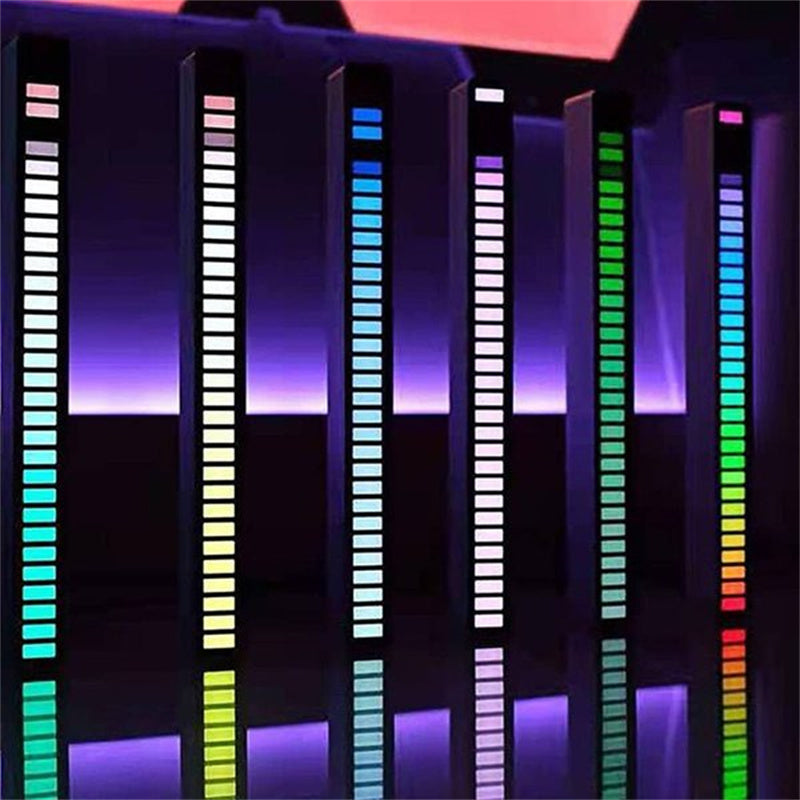 Lydaktivert RGB lyslist trådløs | Luvikno