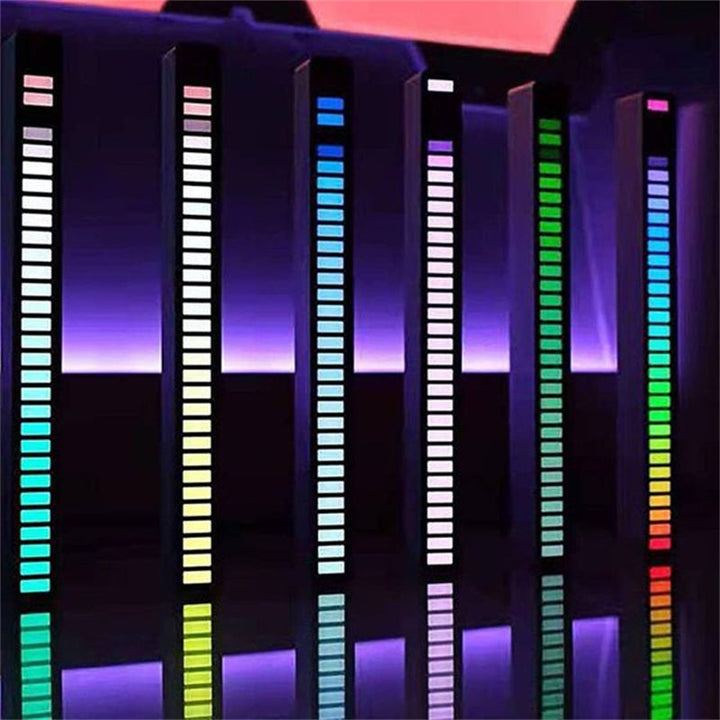 Lydaktivert RGB lyslist trådløs | Luvikno