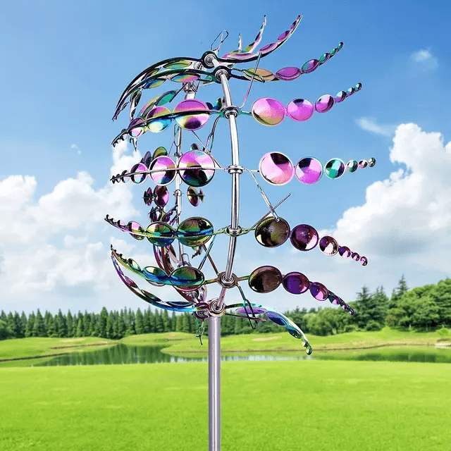 MagicWind kinetisk vindmølle i metall | Luvikno