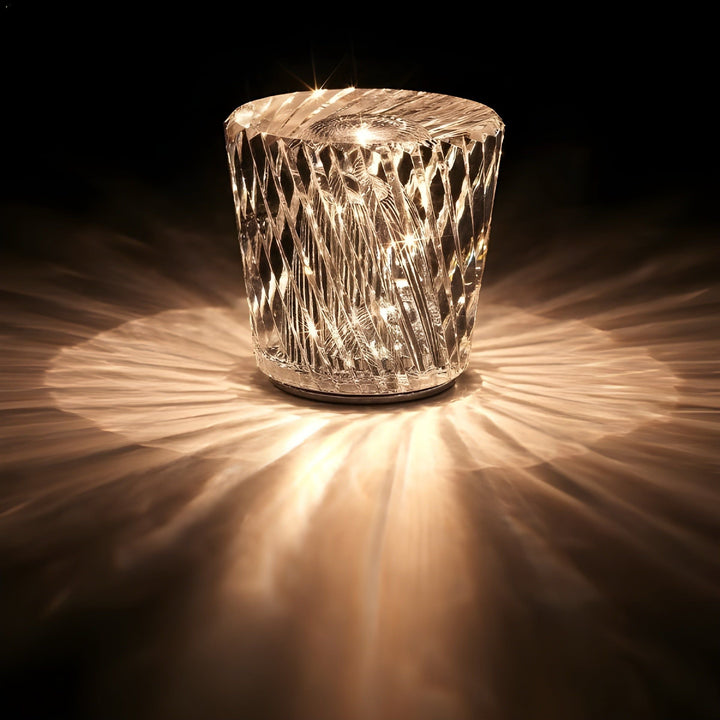 Luvikno | Lampe - Luksus Diamant Krystall LED Oppladbar Bordlampe