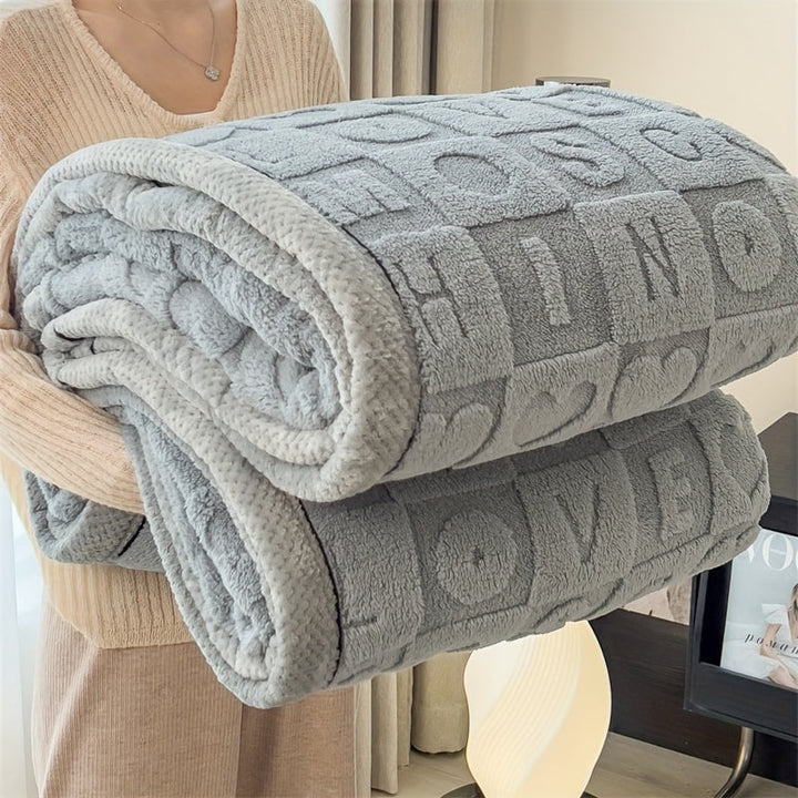 Luvikno | Stilfullt korallfleece-teppe for maksimal komfort