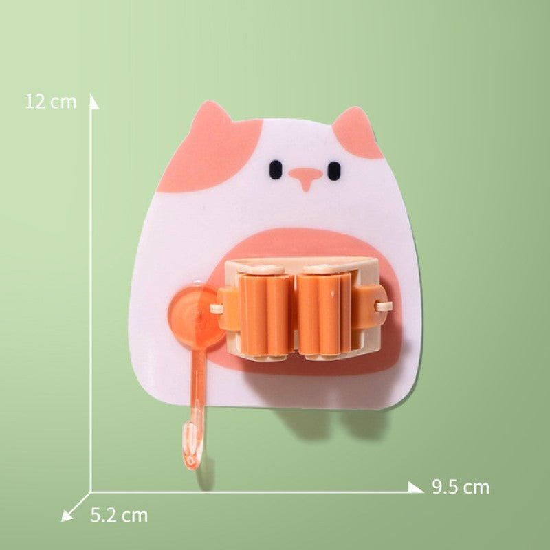 Single Cartoon Mop Holder | Luvikno