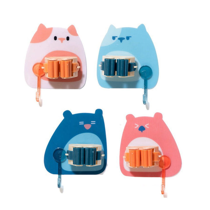 Single Cartoon Mop Holder | Luvikno