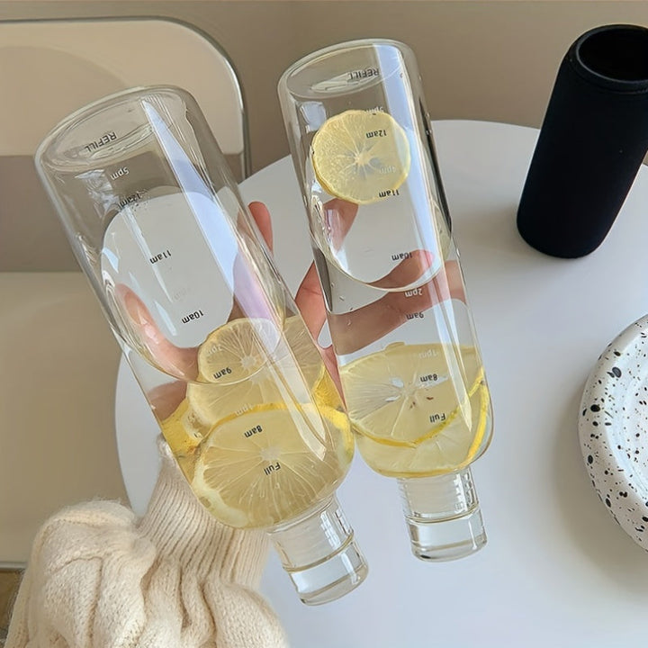 Vannflaske med tidsmarkeringer 500/700 ml | Luvikno