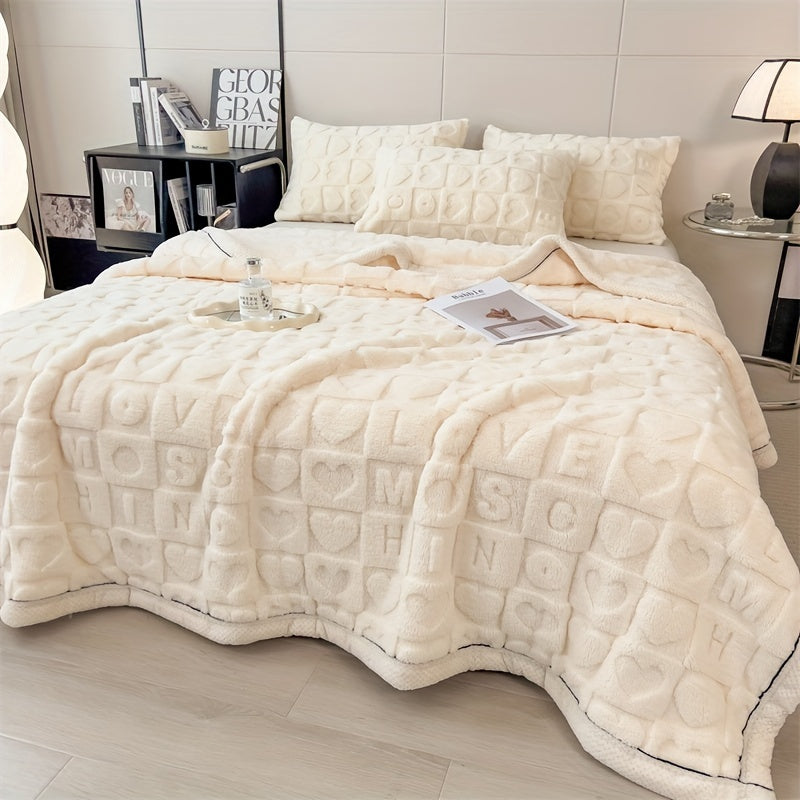 Luvikno | Stilfullt korallfleece-teppe for maksimal komfort
