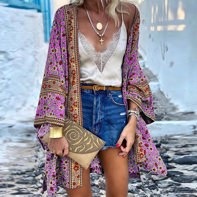 Luvik | Boho Cardigan - Iloinen, tyylikäs ja keskipituinen kimono!