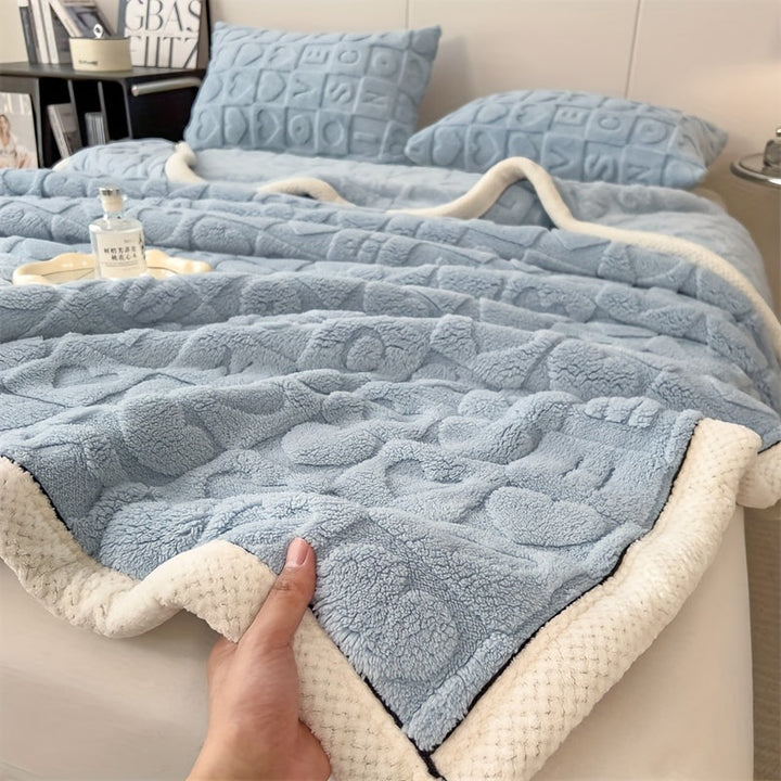 Luvikno | Stilfullt korallfleece-teppe for maksimal komfort