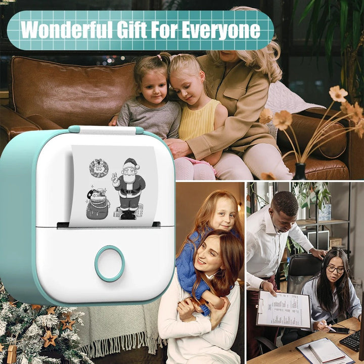 PocketPrint Mini – Bærbar termisk fotoprinter uten ekk | Luvikno