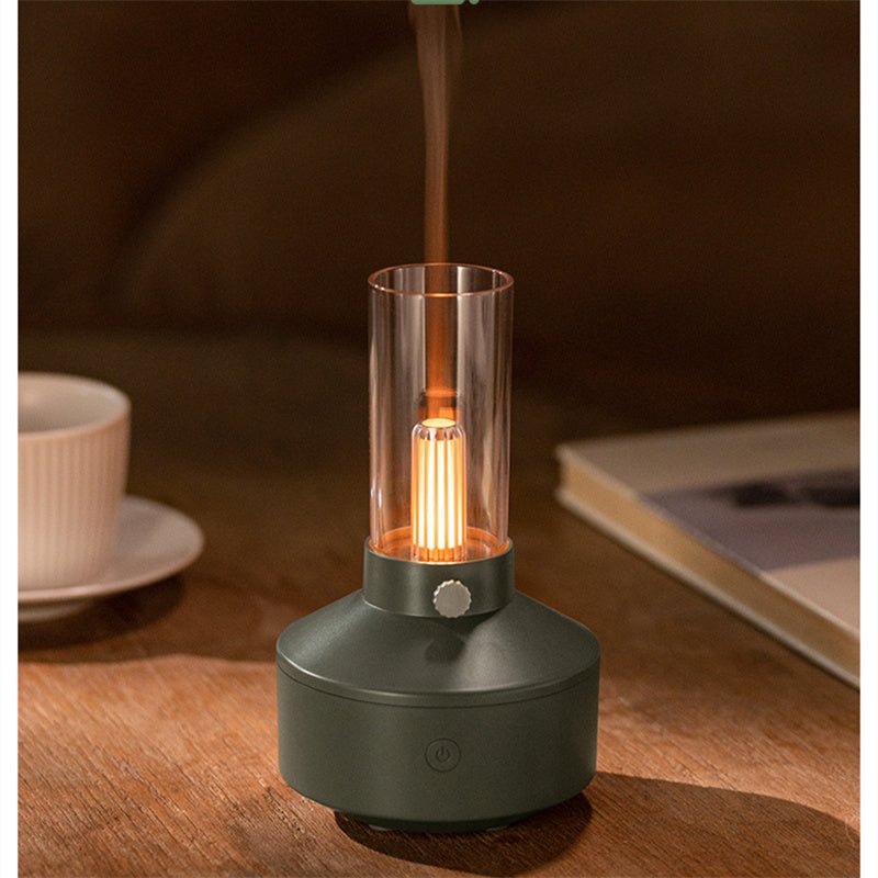 GlowMist - Stemningsfull Aromaterapi Diffuser med Nattlys Luvikno