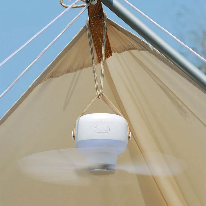 Airholm Hengende-Ventilator med LED Lys | Luvikno