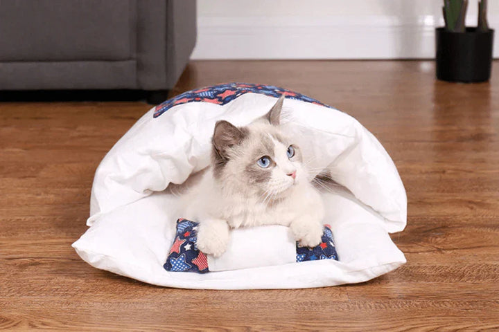 Komfortabel katte sopepose - SnugKitty Luvikno