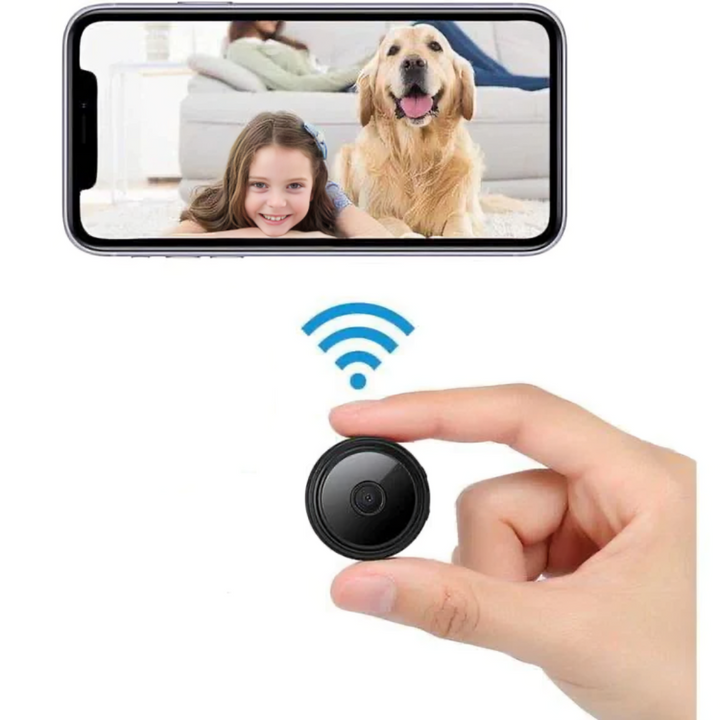 Luvikno | Sikkerhetskamera Trådløst Mini HD Innendørs Monitor