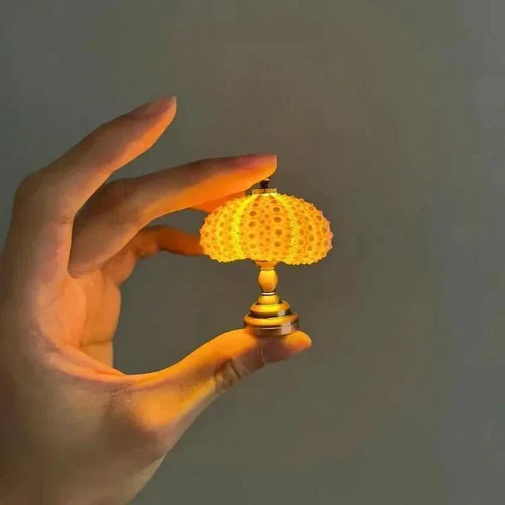 Bordlampe Mini Sjøpinnsvin Skall Lys Luvikno